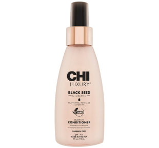 CHI LUXURY nenuplaunamas kondicionierius BLACK SEED OIL 118 ml